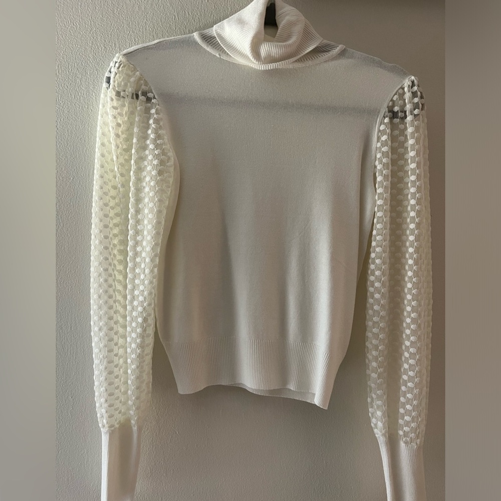 Long sleeve white blouse